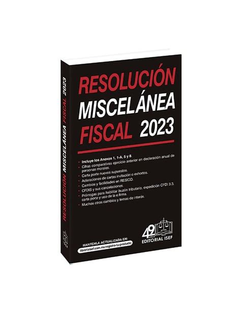 Resolución Miscelánea Fiscal 2023