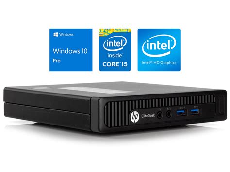 Referbished HP EliteDesk 800 G1 Mini Desktop, Intel Quad-Core i5-4590T ...