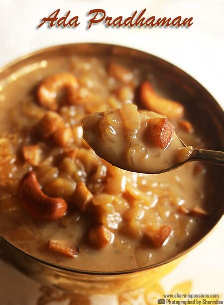 Ada Pradhaman Recipe Kerala Style Ada Payasam