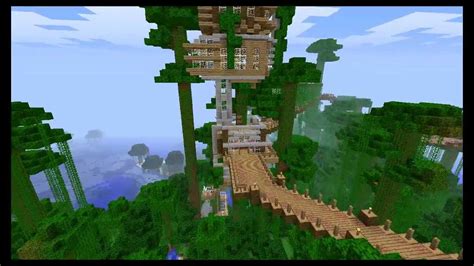 Awesome Minecraft TreeHouse - YouTube