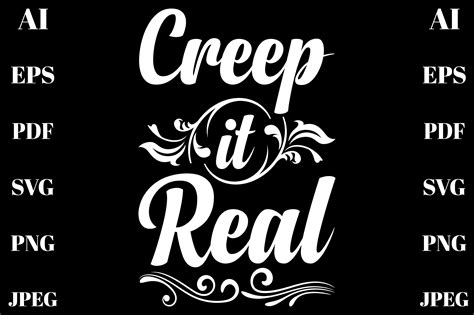 Creep It Real Svg Graphic By Creativedesignzone Creative Fabrica