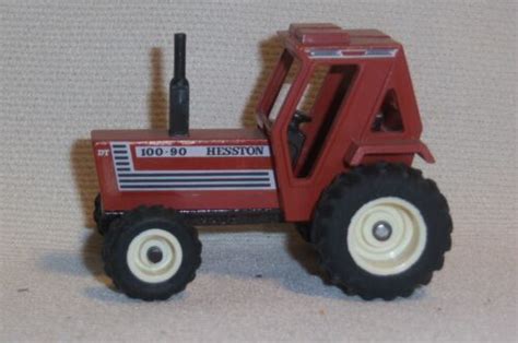 164 Hesston 100 90 Dt With Mfwd And Wfe Farm Toy Tractor Ebay