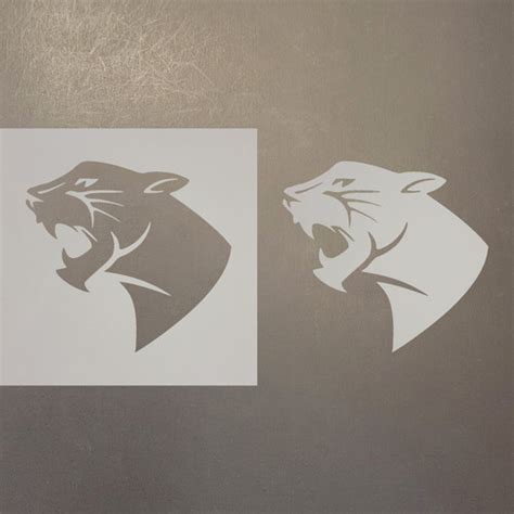 Panther Reusable Mylar Stencils Laser Wood Shapes