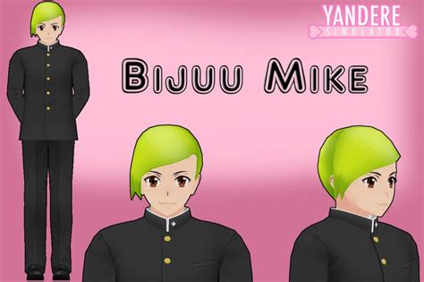 Yandere Simulator Q Bijuu Mike By Qvajangel Yandere Simulator