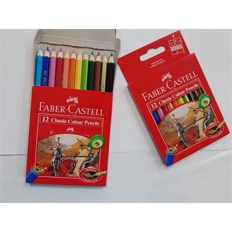 Jual Pensil Warna Faber Castell Classic Isi Warna Pendek Colour