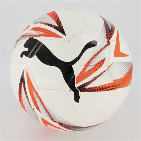 Bola Puma Ftbl Play Big Cat Campo Branca E Laranja Futfanatics