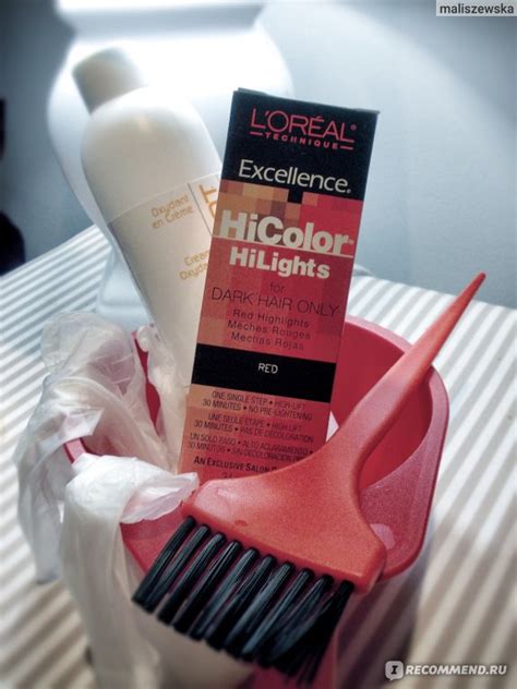 Краска для волос L'Oreal Paris Excellence HiColor HiLights - «Красный ...