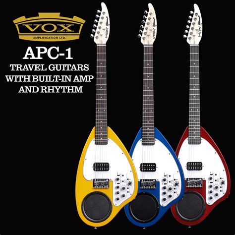 Vox Apc 1 Travel Guitars With Built In Amp And Rhythm