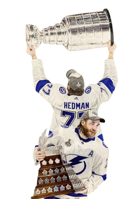 Drawing of Victor Hedman : hockey