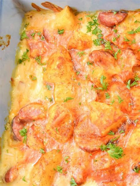 Cheese Potato And Smoked Sausage Casserole Sweet Pea S Kitchen