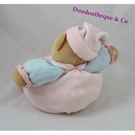 Tr Gt Doudou Kaloo Liliblue Herz Blau Rosa Fetthaltige Arme Cm S