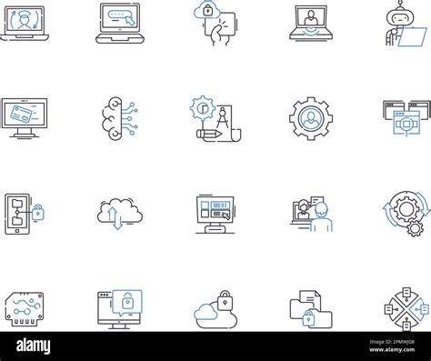 Server Outline Icons Collection Server Hosting Servers Web Server