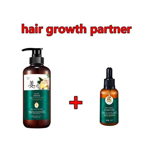 Hair Growth Serum Ginger Hair Treatment Essence Anti Hair Loss Spray