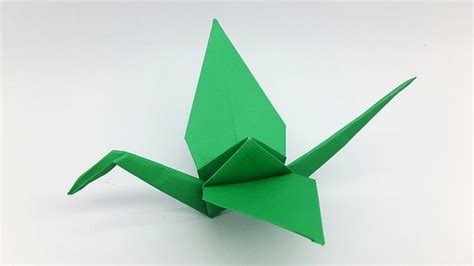 How To Make A Paper Crane Origami Crane Folding Instructions