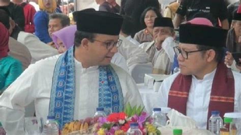 Anies Baswedan Tinggalkan Ahy Dan Pilih Cak Imin Jadi Cawapres