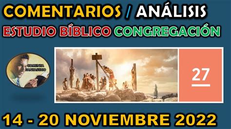 Comentarios Respuestas Estudio B Blico De La Congregaci N