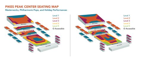 Pikes Peak Center Seating Map