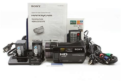 Used Sony Handycam HDR CX7 Digital Video Camcorder Green Mountain Camera