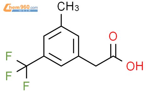 1214352 00 7 3 甲基 5 三氟甲基苯乙酸化学式结构式分子式mol 960化工网