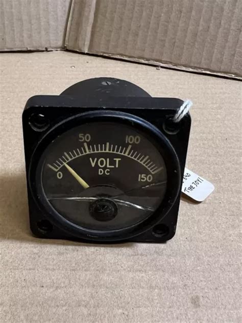 Vintage Weston Ammeter Voltmeter Gauge Indicator Dc Model Vdc