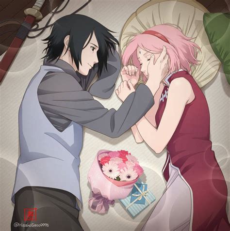 Sasuke and Sakura in art by Hisako Sato (animator) by LoveforUchiha on ...