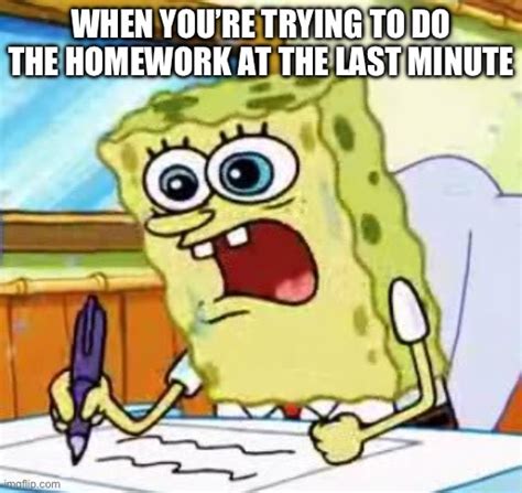 Spongebob Writing Memes - Imgflip