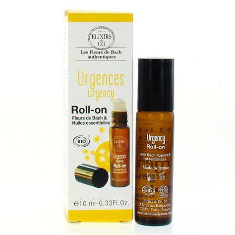 ELIXIRS CO Les Fleurs De Bach Authentiques Urgences BIO Roll On 1 Ml