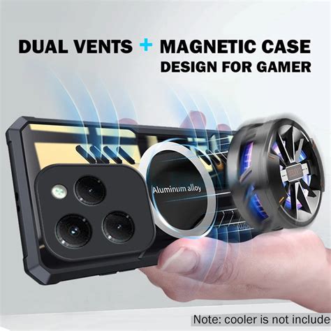 Caixa Para Infinix Hot Pro Play I I Dissipa O De Calor Graphene Tampa Magn Tica Sem