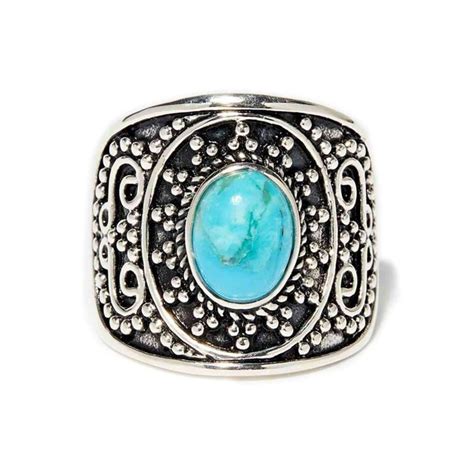 Bague Nategi Turquoise Argent Mes Bijoux Maty