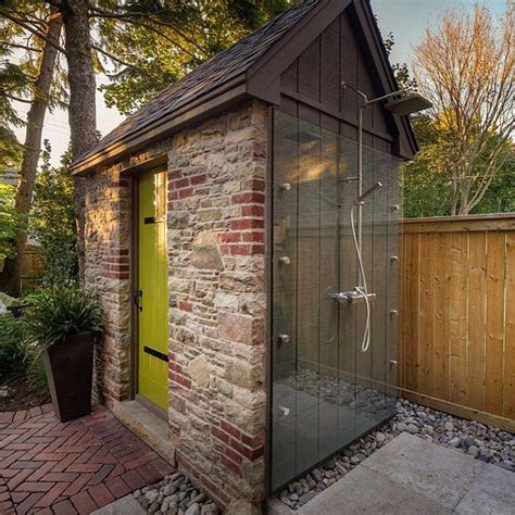 John Baranello On Instagram Outdoor Shower With Awesome Glass Panel