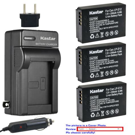 Kastar Battery Ac Travel Charger For Canon Genuine Lp E Lpe Oem