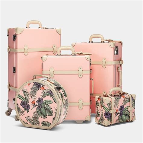 The Botanist Pink Stowaway In Pink Luggage Pink Luggage Sets