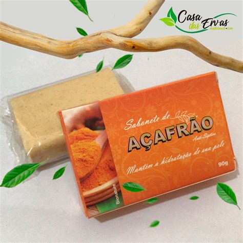 Para Que Serve O Sabonete De Açafrão - Sabonete Hidratante Natural de Açafrão - Bionature - 90g - Casa das ...