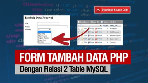 Cara Input Data Dari Form Dengan Php Mysql Hot Sex Picture