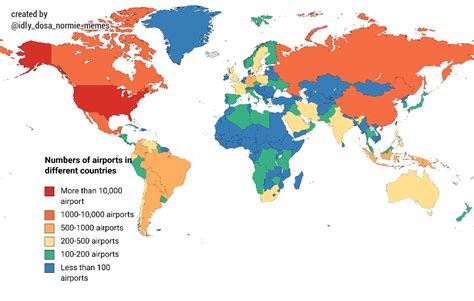 Airports Around The World R Mapporn