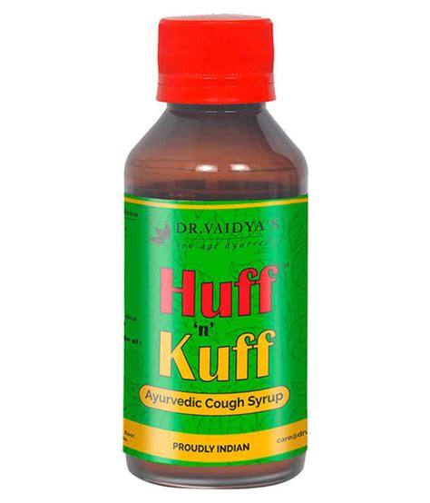 Dr Vaidya S Huff N Kuff Syrup Treatment For Cough Liquid 100 Ml Pack