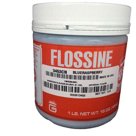 Flossine Blue Raspberry 1 LB – BestConcession