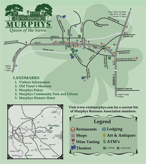 Map of Murphys – Murphys, California