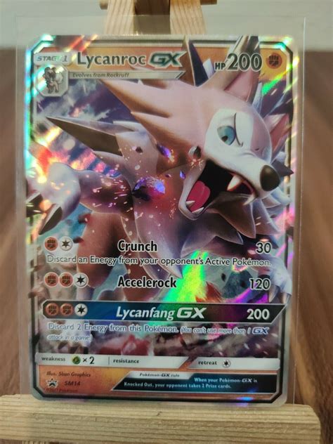 Mavin Lycanroc Gx Sm Holo Ultra Rare Promo Pokemon Card