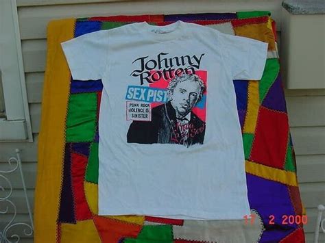 RARE VINTAGE 1980 S JOHNNY ROTTEN SEX PISTOLS SHIRT Gem