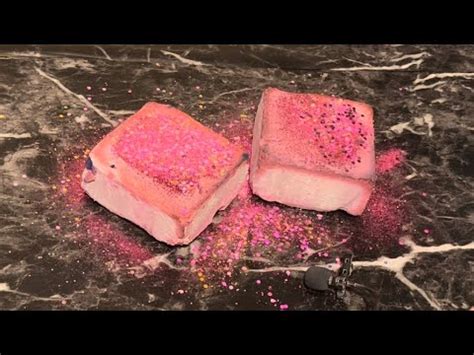 Glittery Dyed Gym Chalk Crush Gym Chalk ASMR Oddly Satisfying ASMR