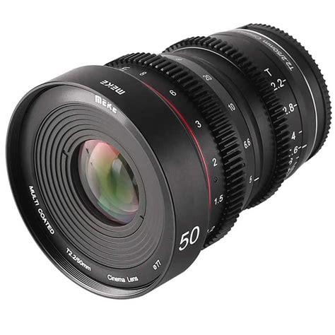 Obiectiv Manual Meike 50mm T2 2 Cine Pentru Sony E Mount EMAG Ro