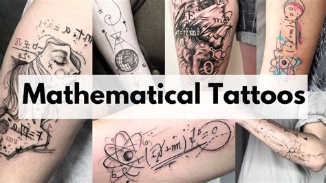 Mathematical Tattoo Tattoos On Maths Symbol Science Tattoo Ideas