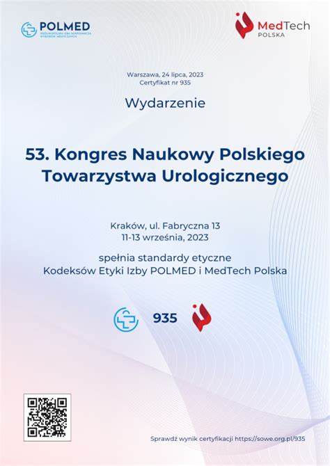 Kongres Naukowy Polskiego Towarzystwa Urologicznego Krak W