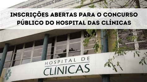 El concurso público del Hospital de Clínicas de Porto Alegre HCPA