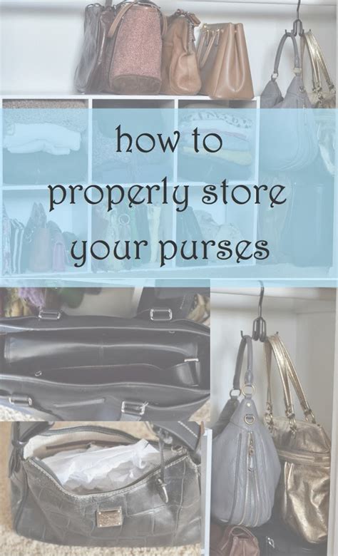 How To Store My Purses Iucn Water