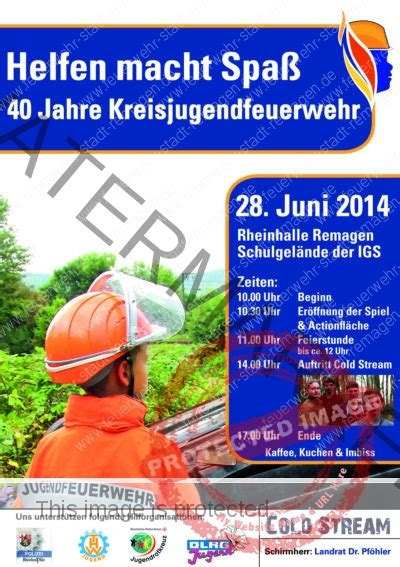 40 Jahre Kreisjugendfeuerwehr Feiern Sie Mit Feuerwehr Stadt Remagen