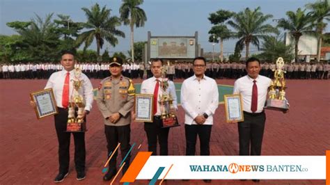 Polda Banten Beri Penghargaan Pada Polres Berprestasi Wahana News Banten