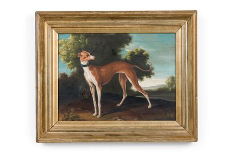 English victorian greyhound dog painting