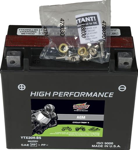 Amazon.com: Yuasa YTX20H-BS Battery : Automotive